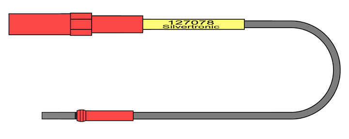 4mm Avionic Test Lead, Socket Size 20 (1mm I/D)