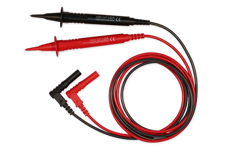 1000V GS38 Compliant Fuse Probe Kit, Slim Front