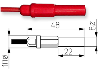 4mm Fixed Shrould Plug