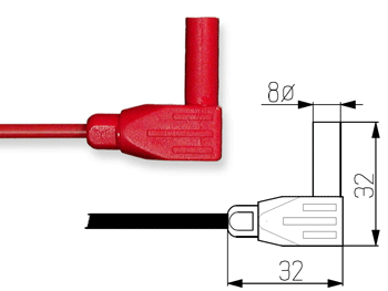 4mm Right Angle Plug